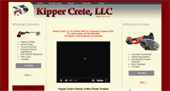 Desktop Screenshot of kippercrete.com